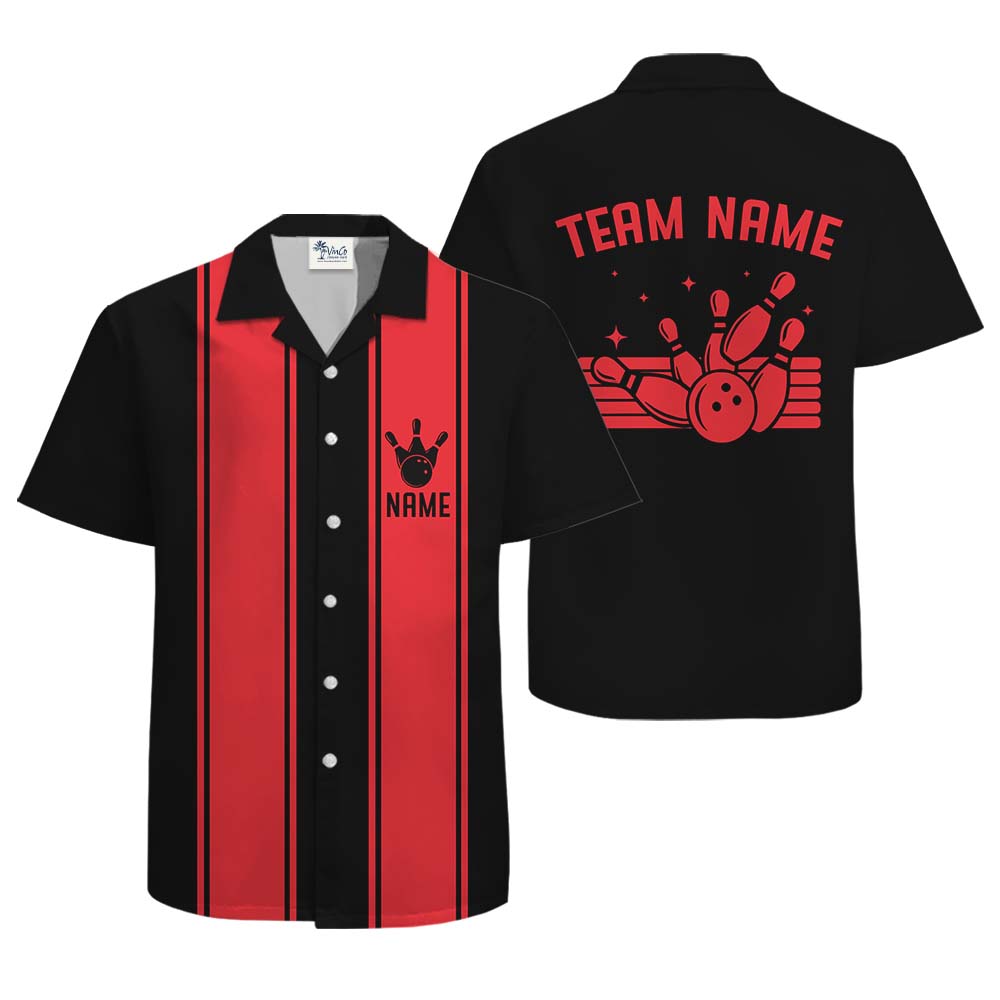 Personalized Bowling Hawaiian Shirt With Name