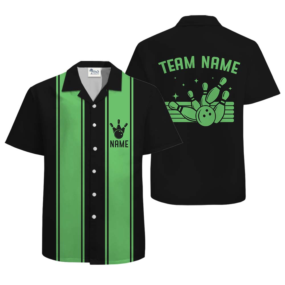 Personalized Bowling Hawaiian Shirt With Name