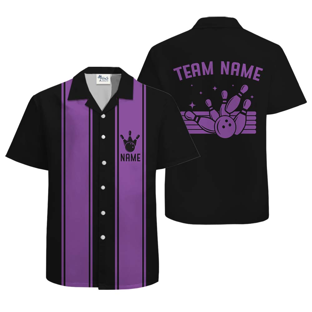Personalized Bowling Hawaiian Shirt With Name