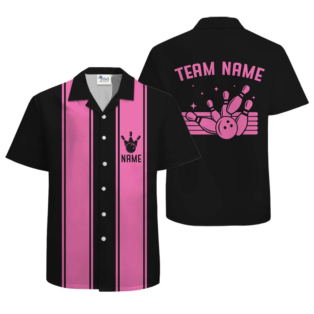 Personalized Bowling Hawaiian Shirt With Name