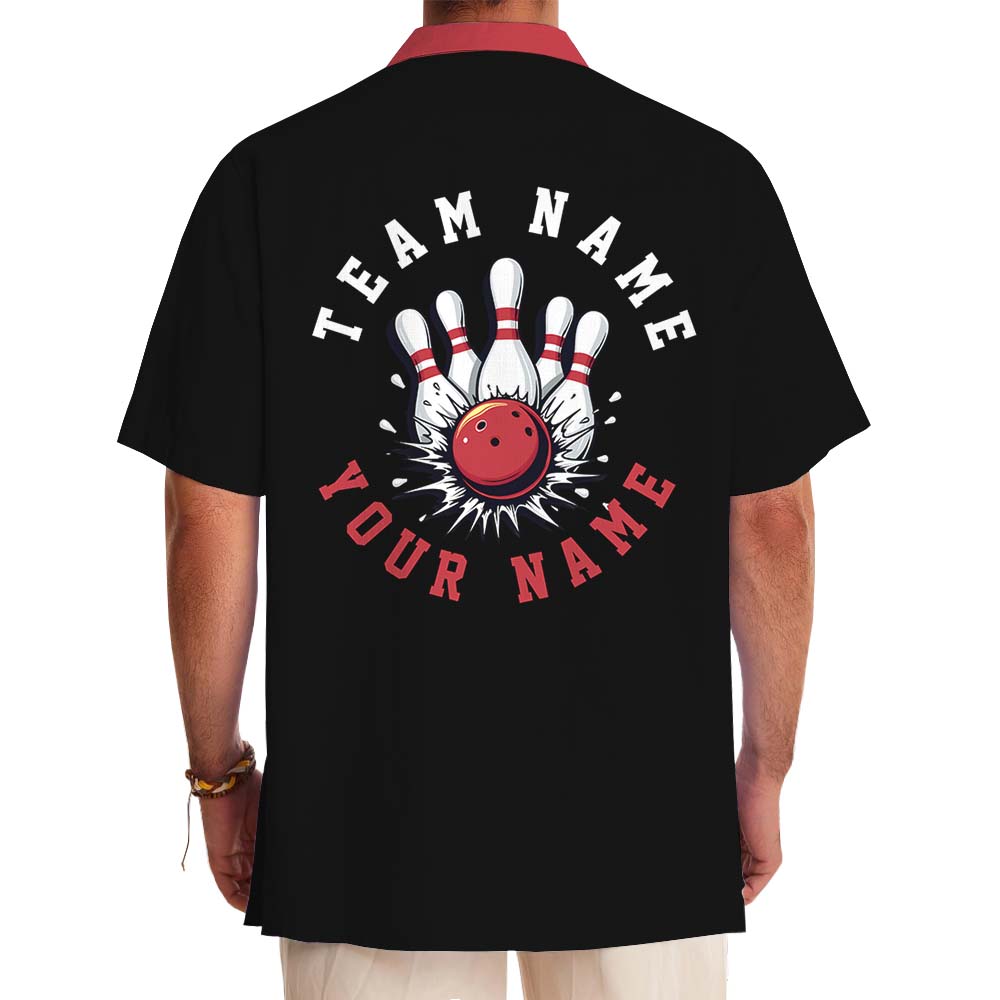 Personalized Team Name Bowling Hawaiian Shirt
