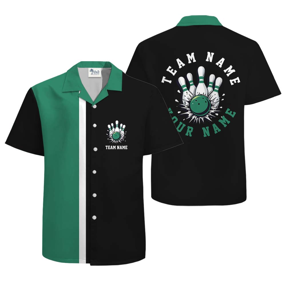 Personalized Team Name Bowling Hawaiian Shirt