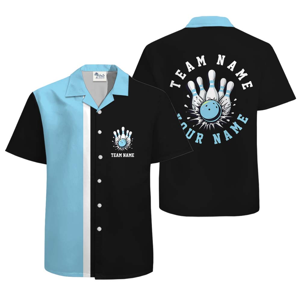 Personalized Team Name Bowling Hawaiian Shirt