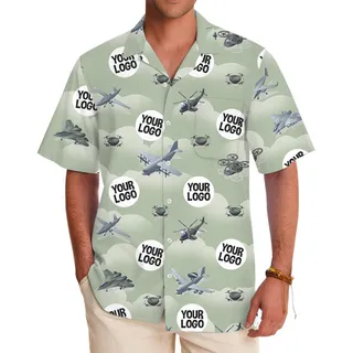 Personalized Team Logo Air Force Hawaiian Shirt