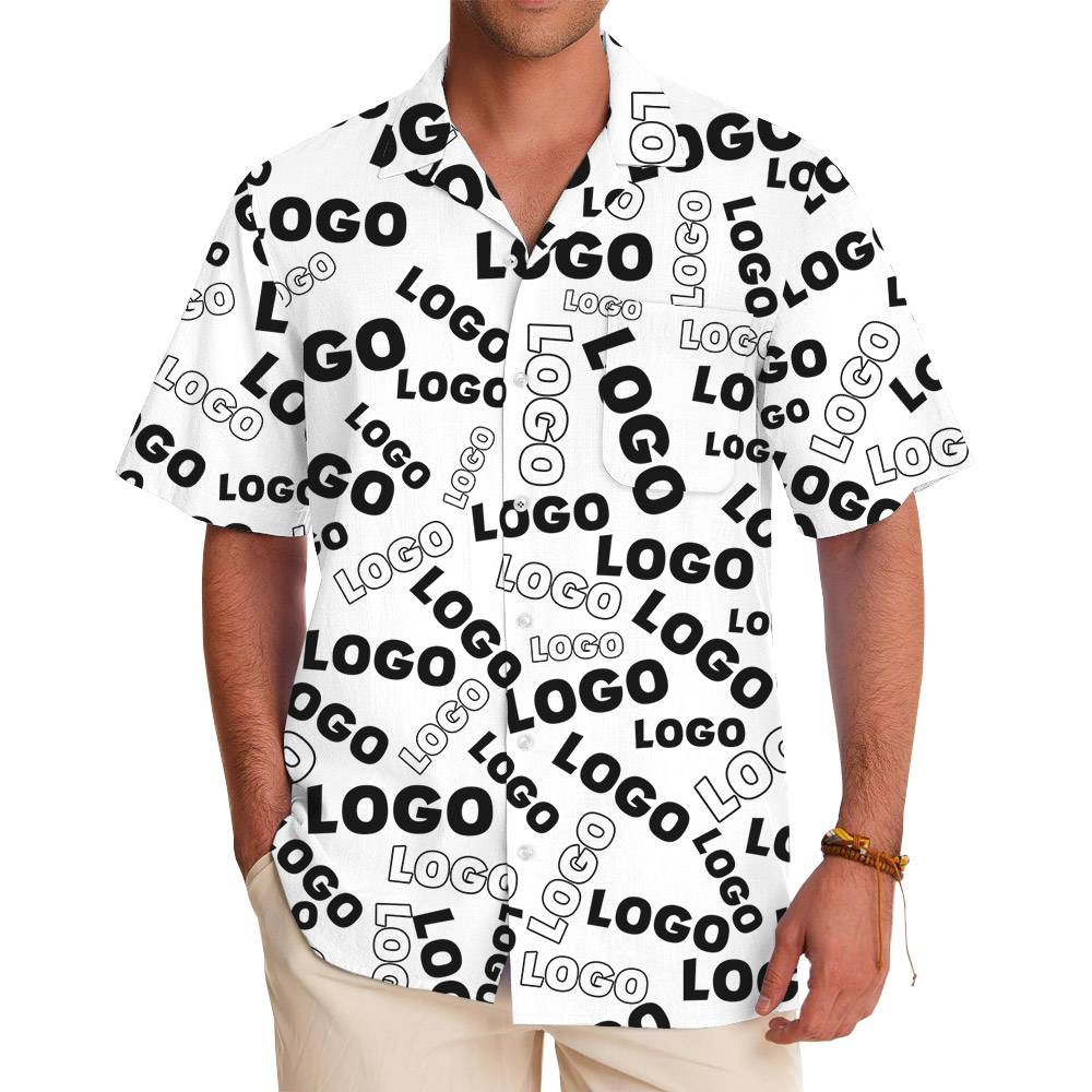 Fully Custom Logo Hawaiian Shirt With Preview - variant image 1