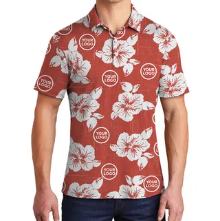 Personalized Red Polo Shirt With Custom Branding Logo