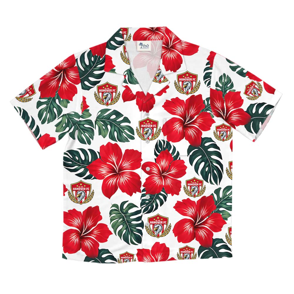 Tropical Floral Custom Branding Hawaiian Shirt