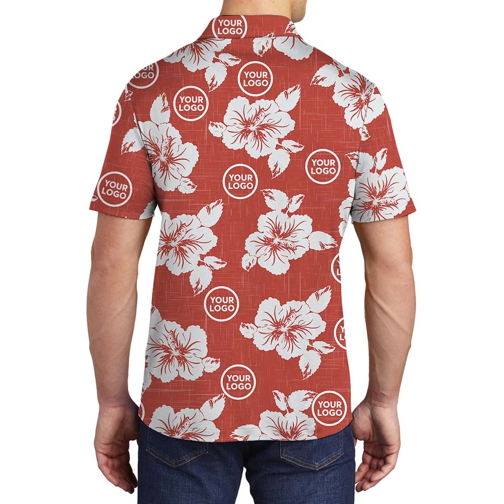 Personalized Red Polo Shirt With Custom Branding Logo