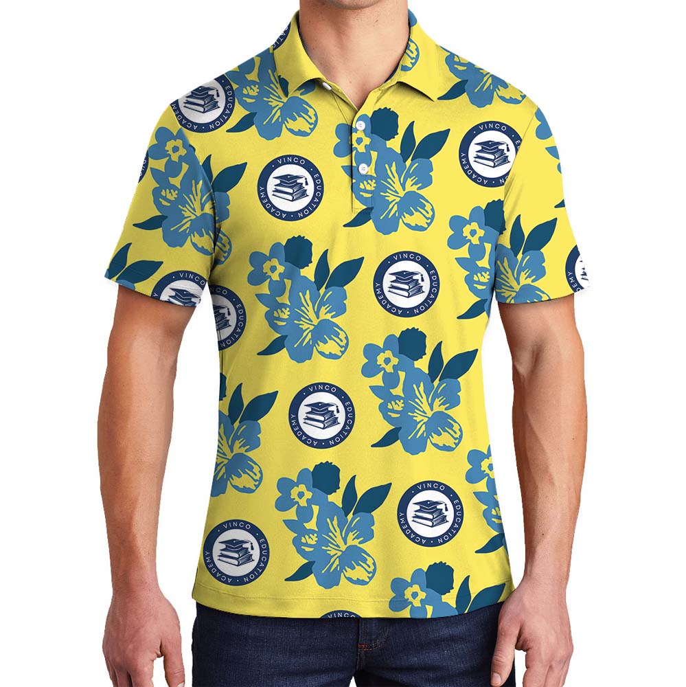 Yellow Polo Company Shirt With Custom Logo - variant image 1
