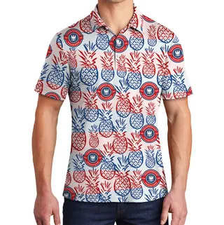 Custom Pineapple Polo Shirt With Custom Logo