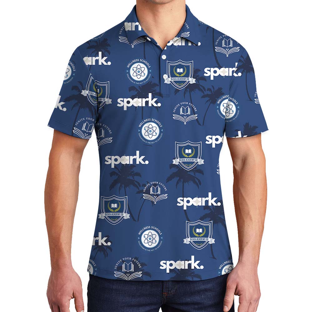 Island Vibe Custom Logo Polo Shirt For Men And Women - variant image 1