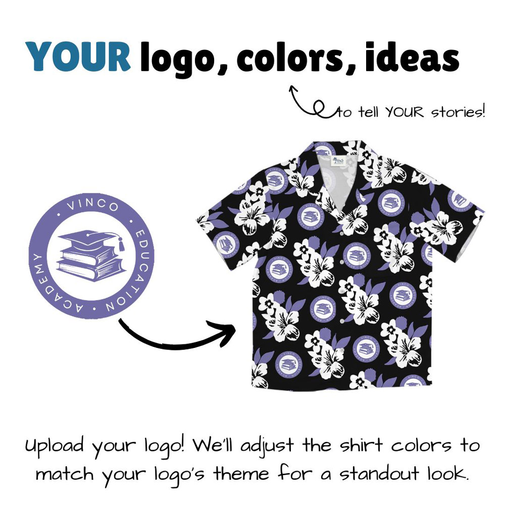 Design Your Own Hawaiian Shirt With Custom Logo And Color