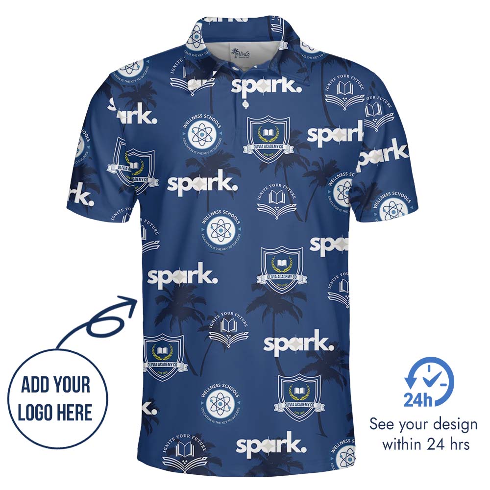 Island Vibe Custom Logo Polo Shirt For Men And Women