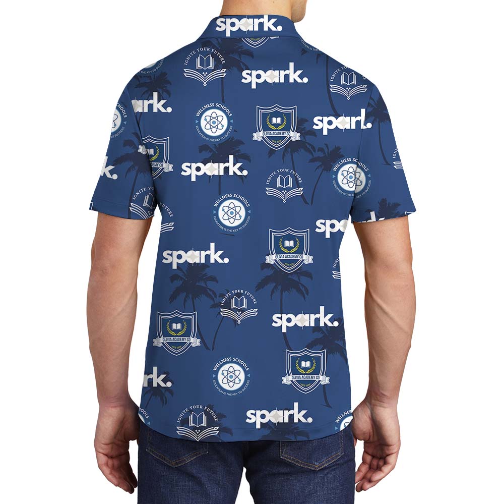 Island Vibe Custom Logo Polo Shirt For Men And Women