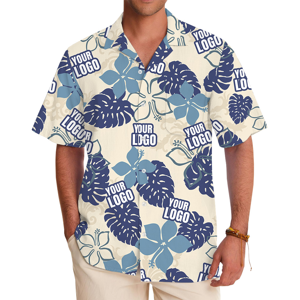 Custom Logo Hawaiian Shirt For Men And Women - variant image 1
