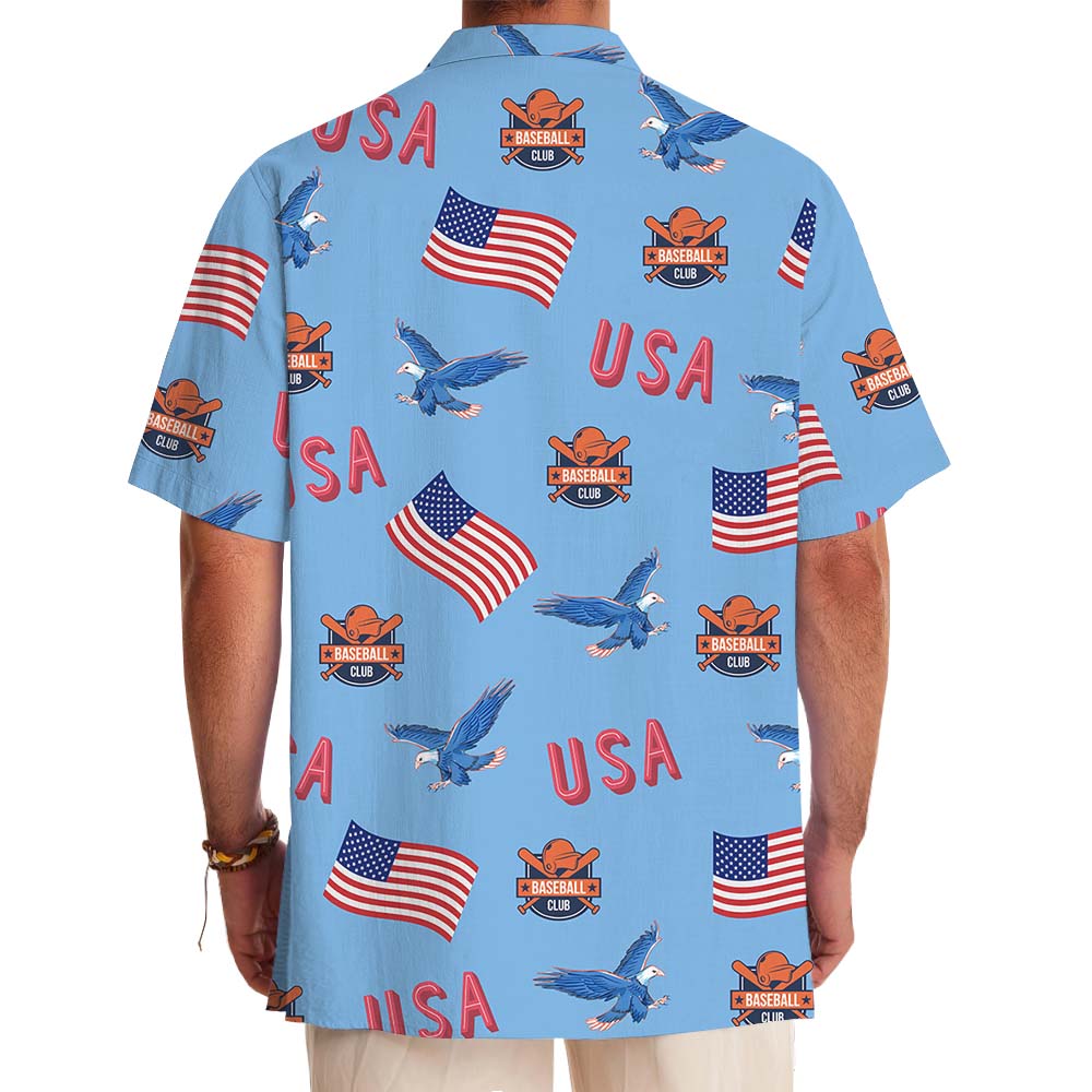 4th Of July Custom Logo Hawaiian Shirt