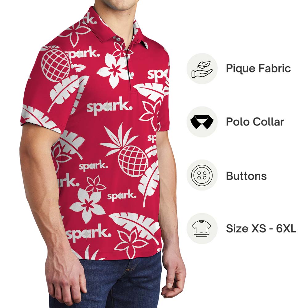 Design Your Tropical Polo Uniform With Logo