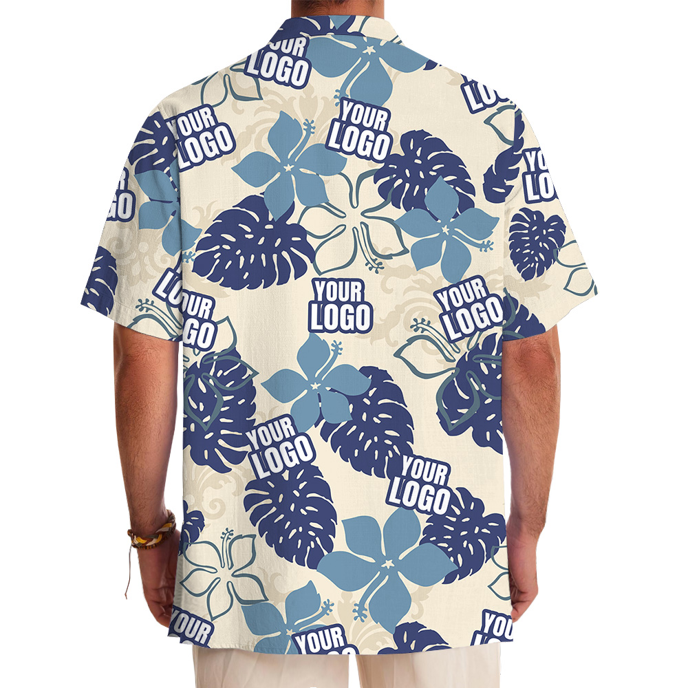 Custom Logo Hawaiian Shirt For Men And Women