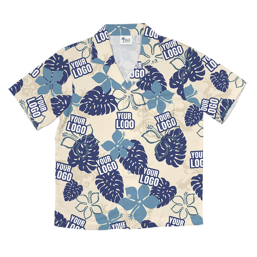 Custom Logo Hawaiian Shirt For Men And Women