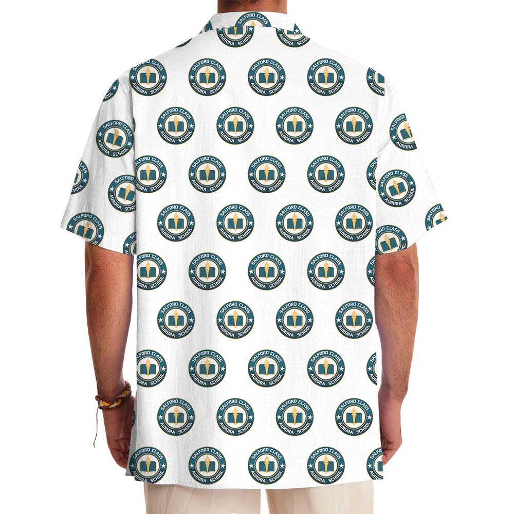 Custom Logo And Color Hawaiian Shirt For Branding