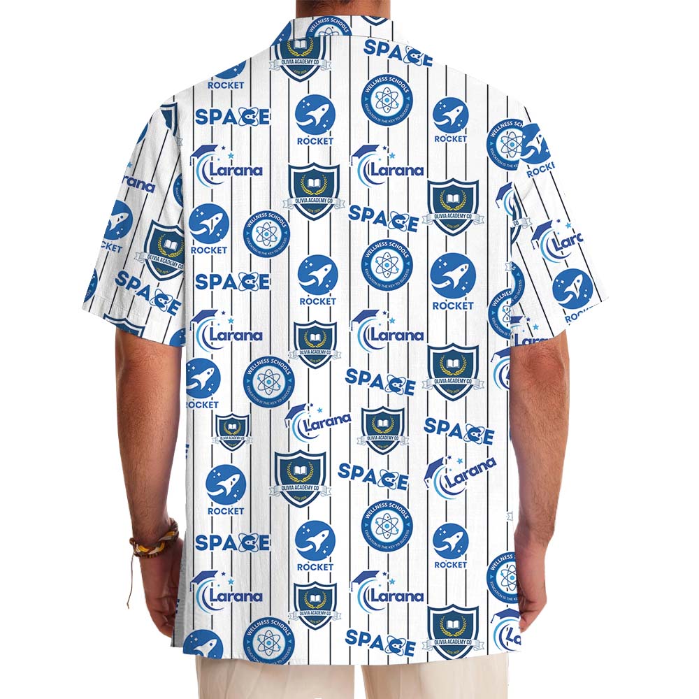 [Color + Logos] Custom Logo Hawaiian Shirt With Preview No Minimum