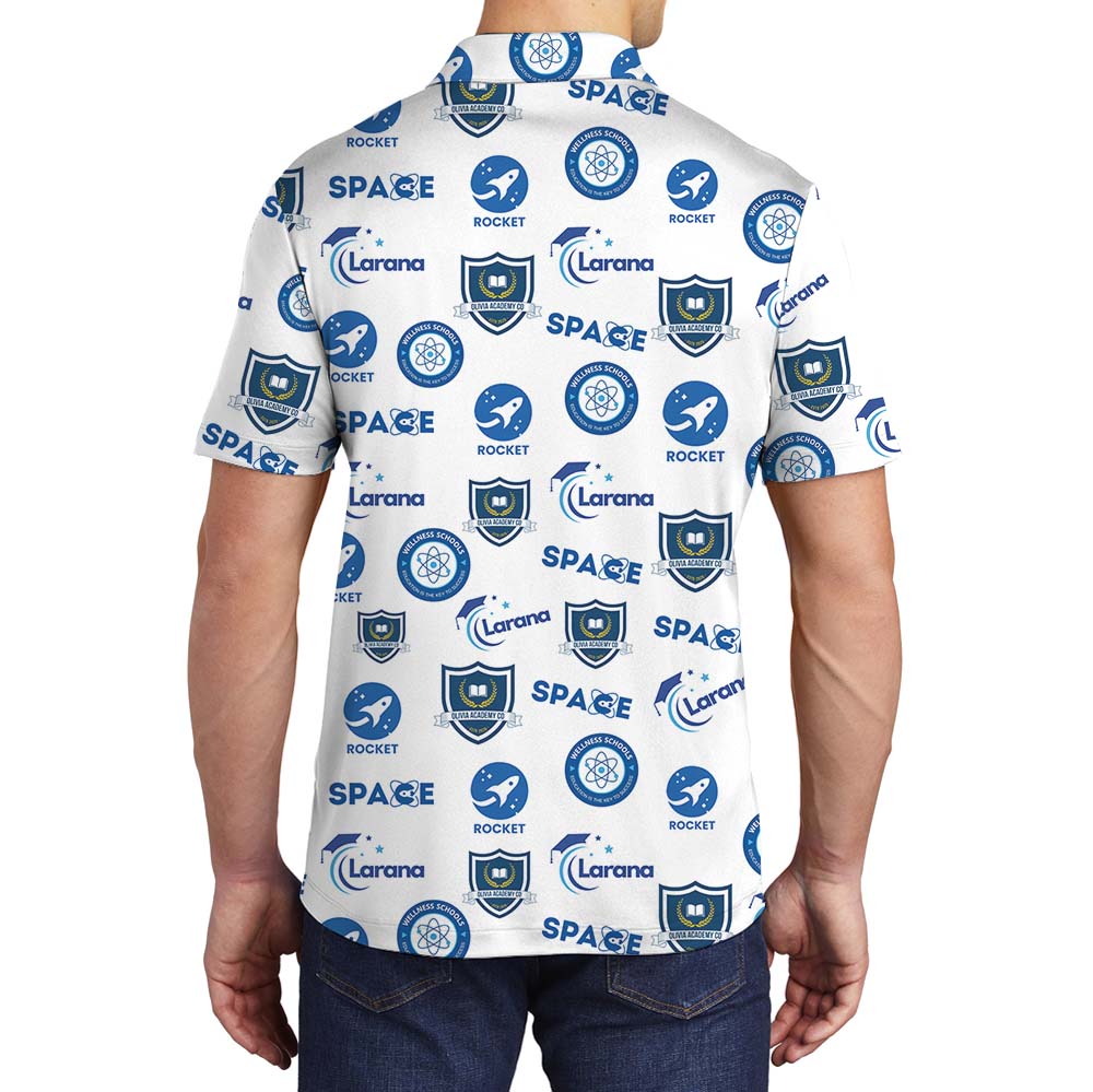 [Color + Logo] Custom Multiple Logos Polo Shirt With Preview