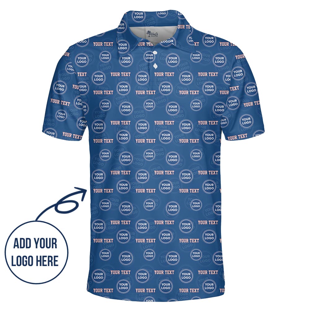 Custom Logo Collared Polo Shirt With Multiple Color Picks
