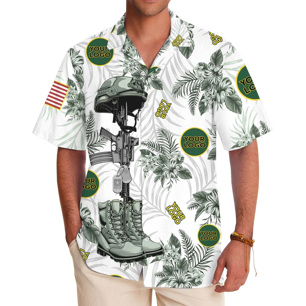 USA Army Custom Military Hawaiian Shirt - variant image 1