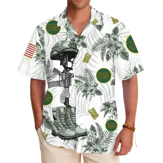 USA Army Custom Military Hawaiian Shirt