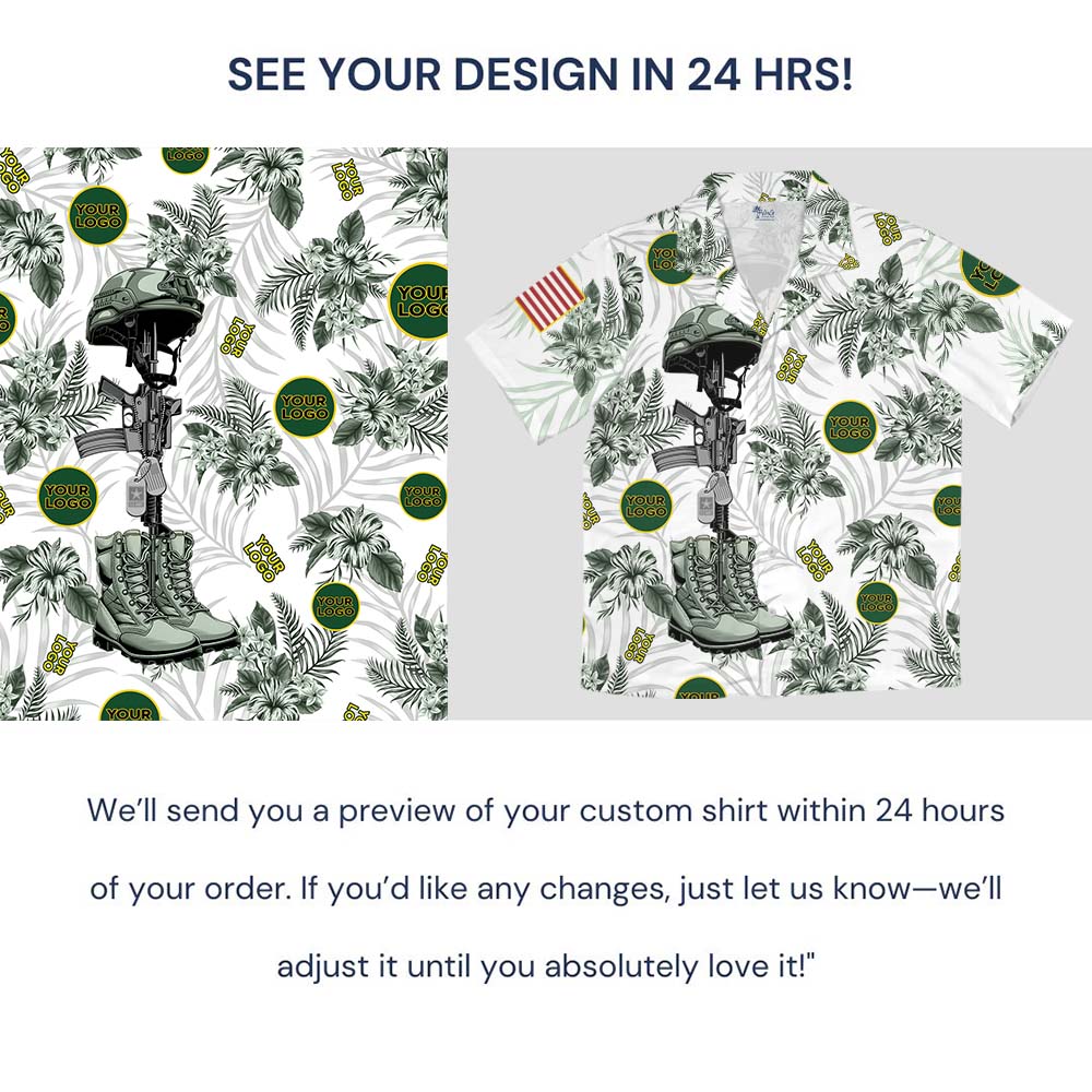 USA Army Custom Military Hawaiian Shirt