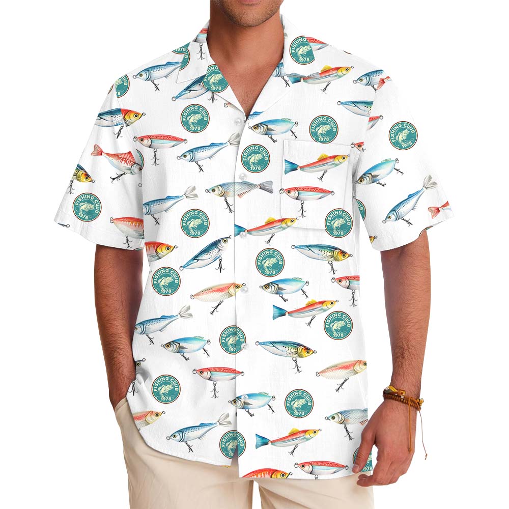 Personalized Logo Fishing Hawaiian Shirt For Team Or Group - variant image 1