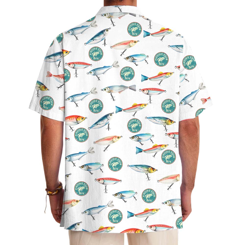 Personalized Logo Fishing Hawaiian Shirt For Team Or Group