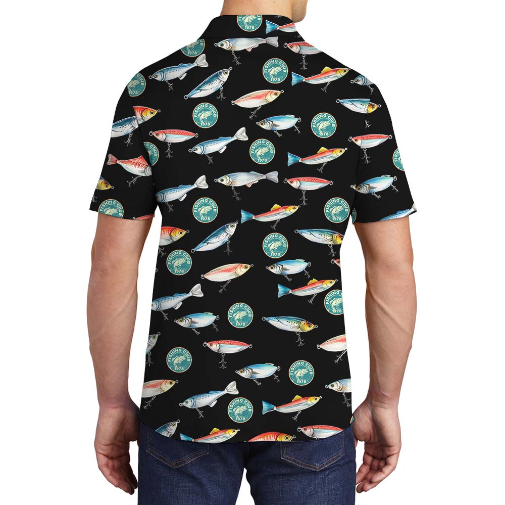 Fishing Custom Club Logo Polo Shirt