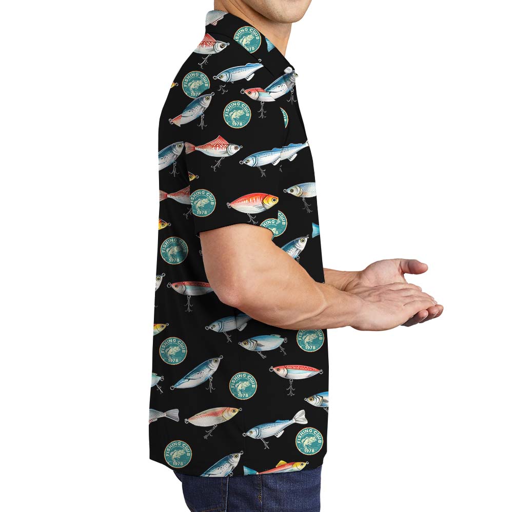 Fishing Custom Club Logo Polo Shirt