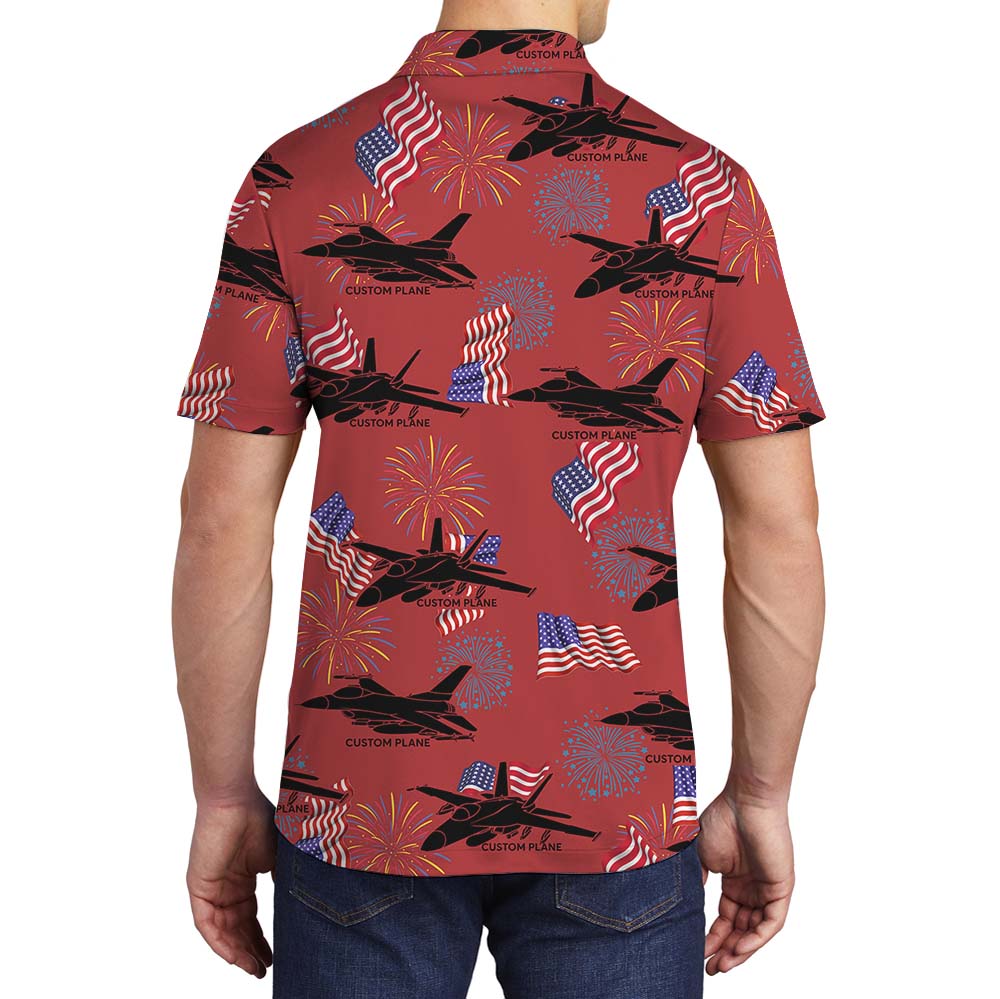 Custom Your Aircraft On Polo Shirt