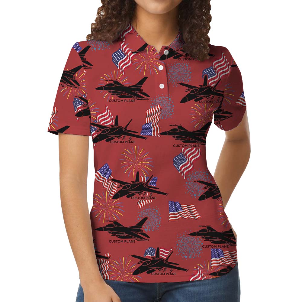 Custom Your Aircraft On Polo Shirt