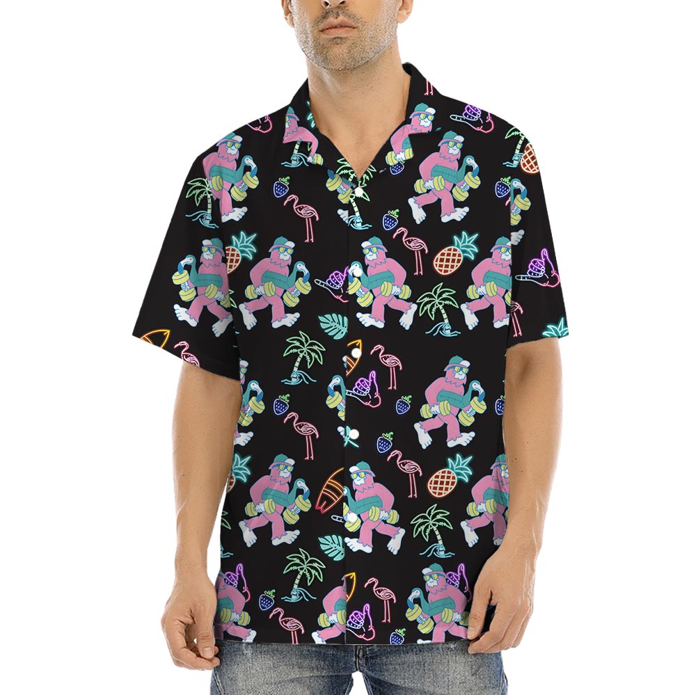Bigfoot Retro Hawaiian Shirt - variant image 1
