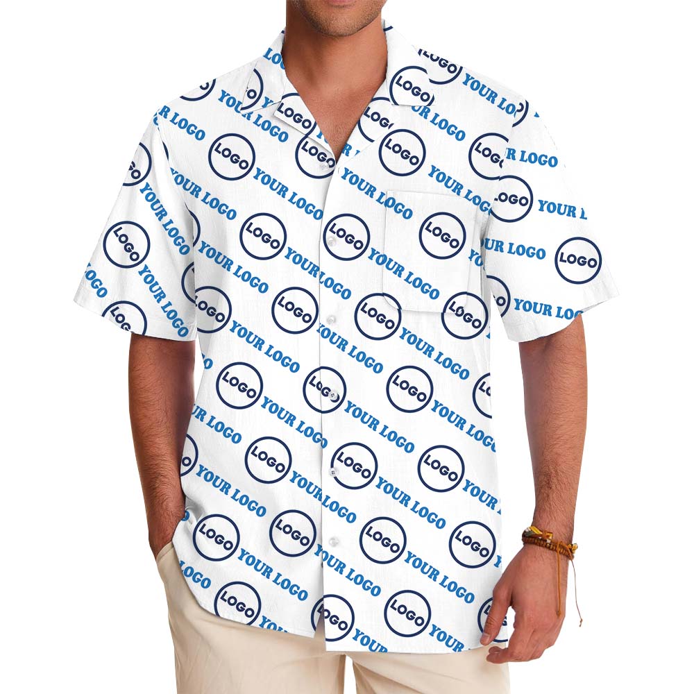 Custom Company Hawaiian Shirt With Logo And Name - variant image 1