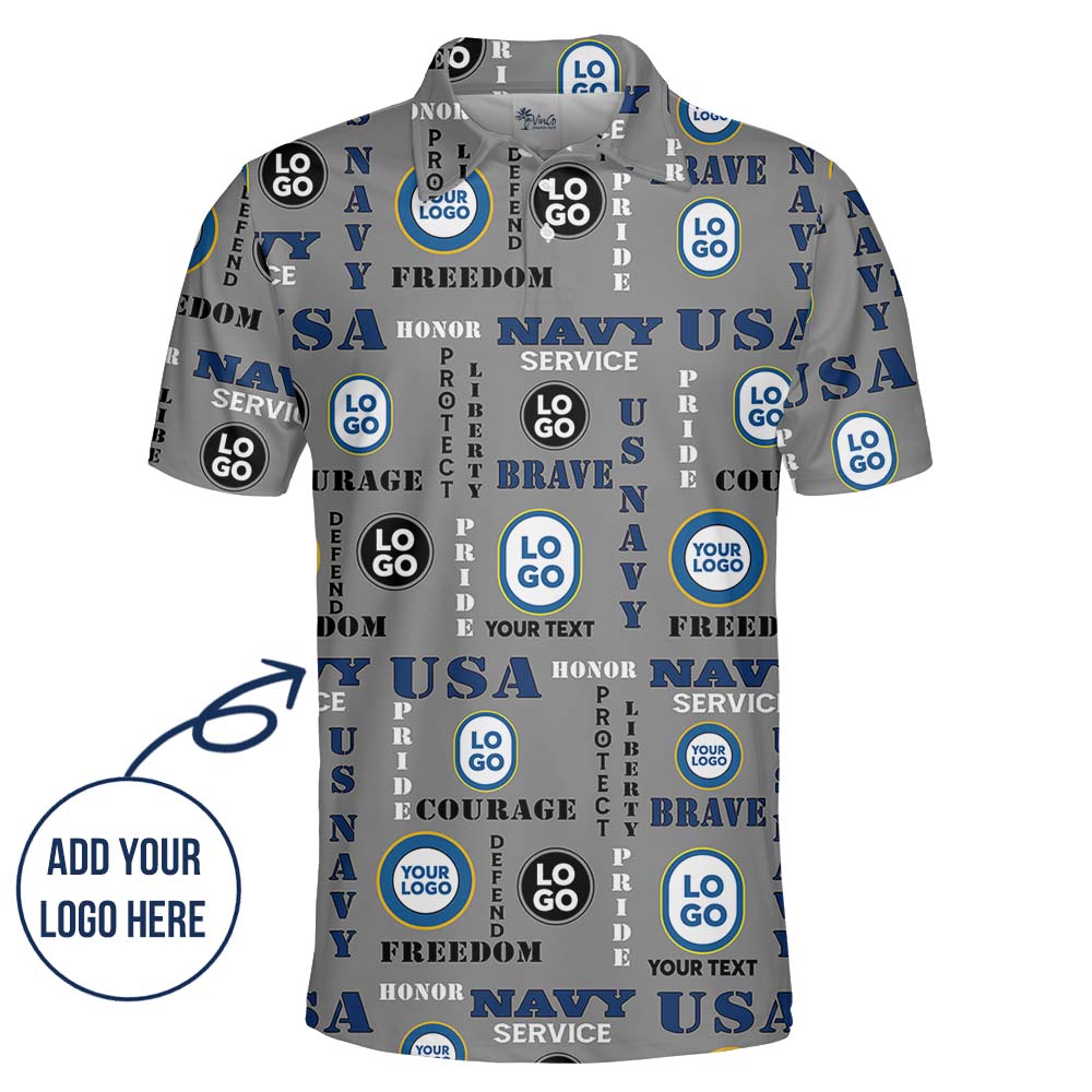 US Navy Custom Military Polo Shirt