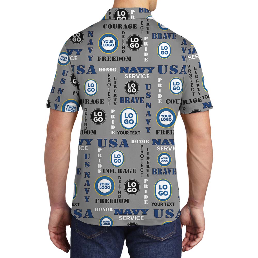 US Navy Custom Military Polo Shirt