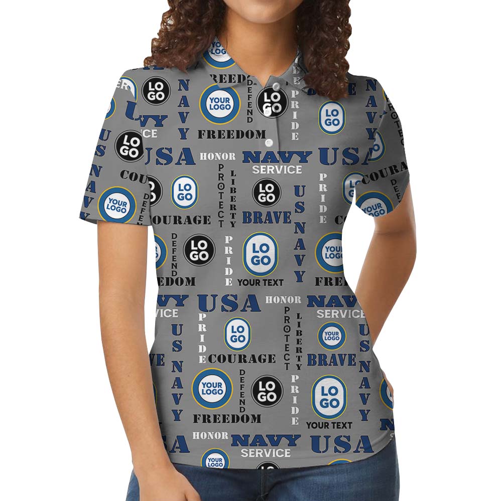 US Navy Custom Military Polo Shirt