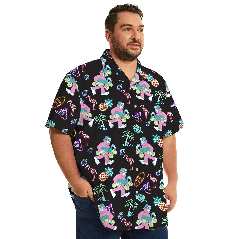 Bigfoot Retro Hawaiian Shirt