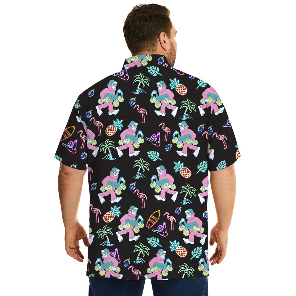 Bigfoot Retro Hawaiian Shirt
