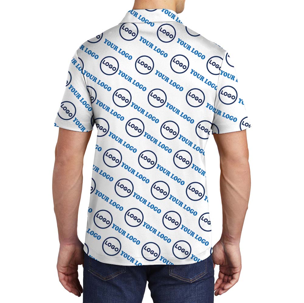 Custom Logo And Name Collared Shirt No Minimum