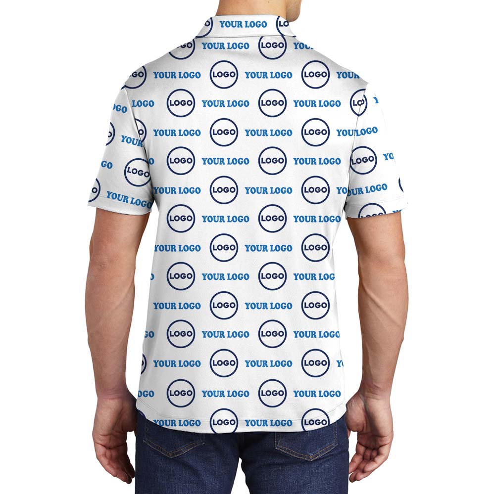 Customized Logo And Name Polo Shirt With Preview