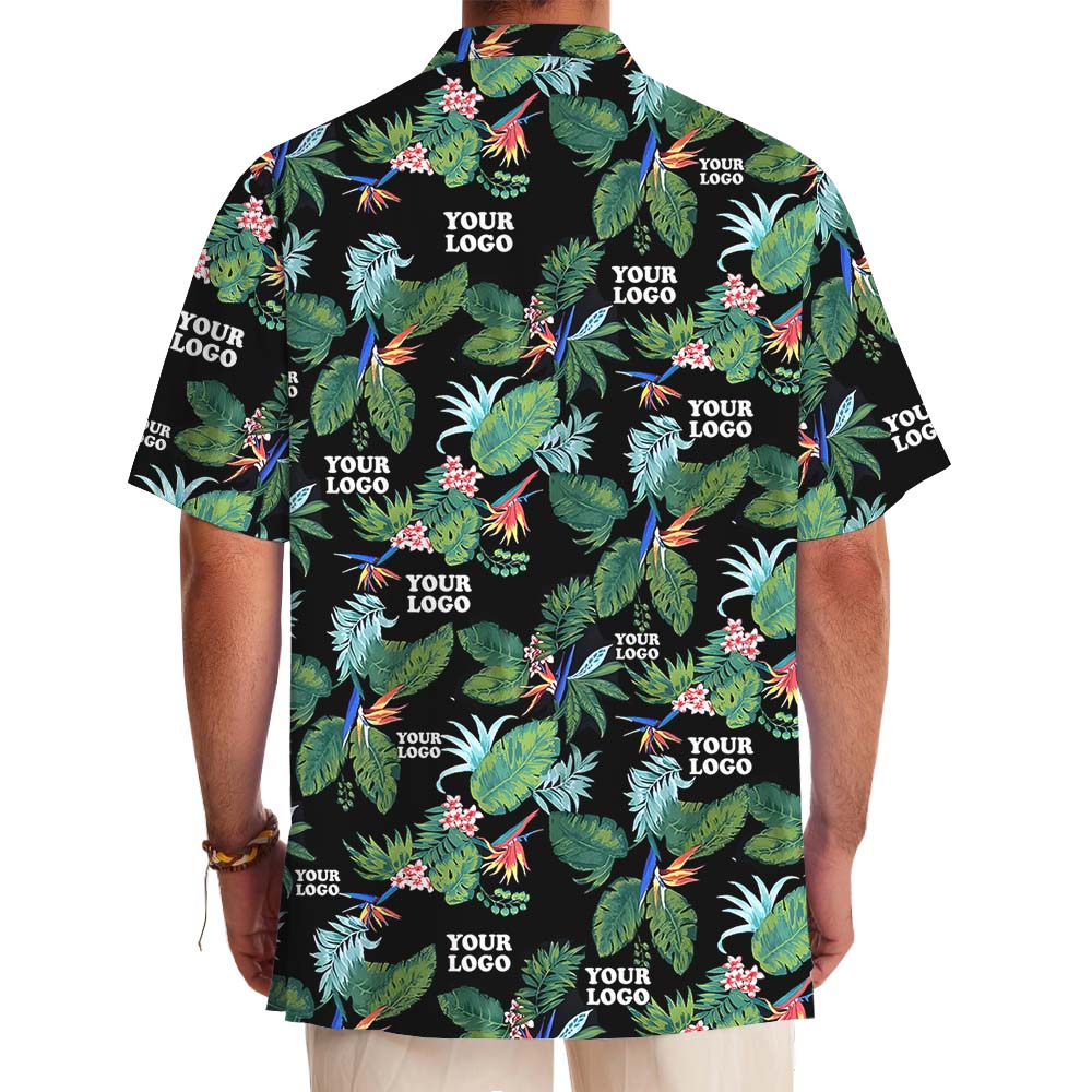 Jungle Fiesta Custom Logo Hawaiian Shirt With Logo