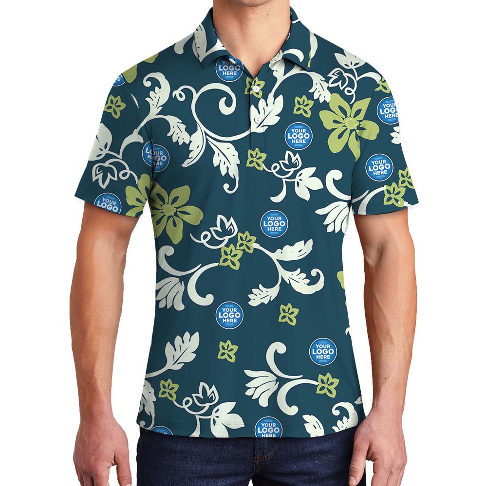 Vintage Collared Polo Shirt With Customized Logo - variant image 1
