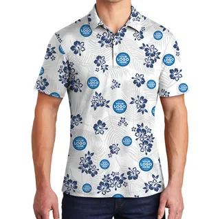 Beach Vibes Custom Logo Polo Shirt For Group