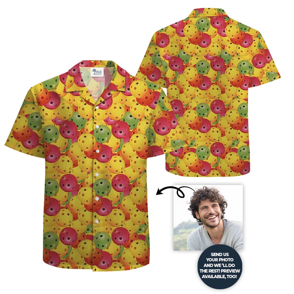 All Over Print Pickleball Hawaiian Shirt