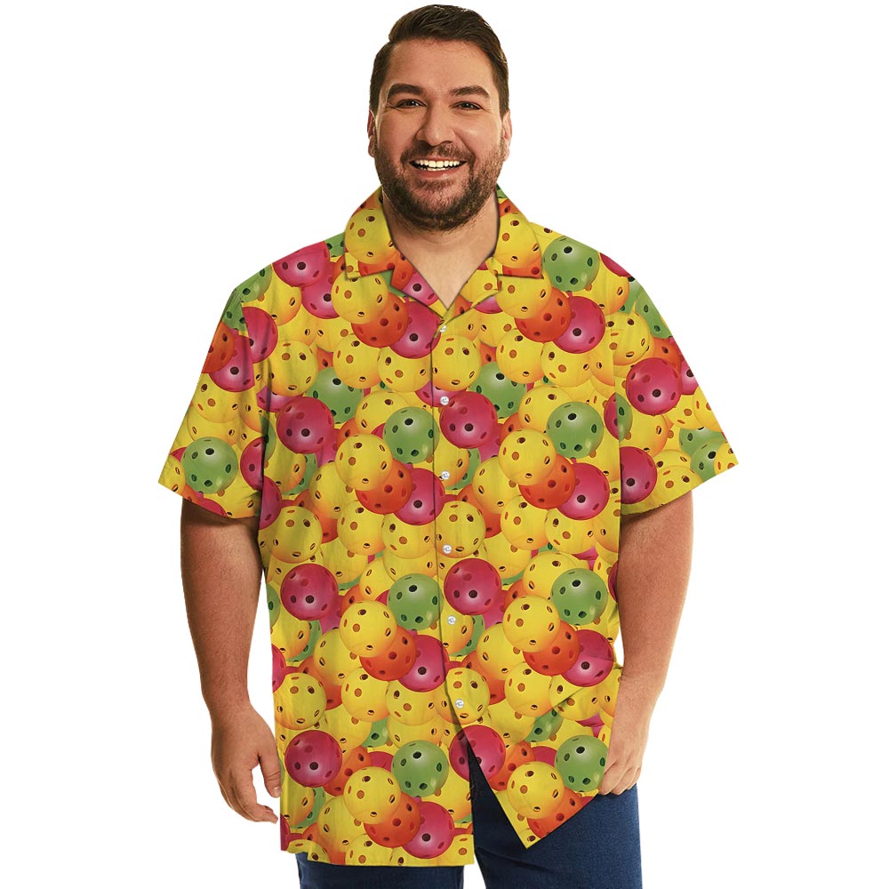 All Over Print Pickleball Hawaiian Shirt